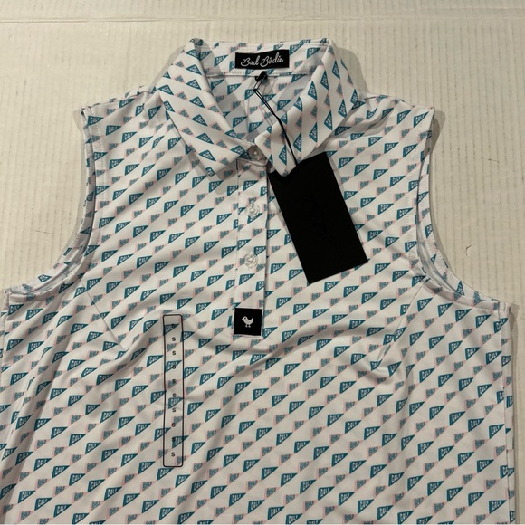 Bad Birdie Women's Size S Core Polo SL Sleeveless Golf Pinseeker - Picture 2 of 8